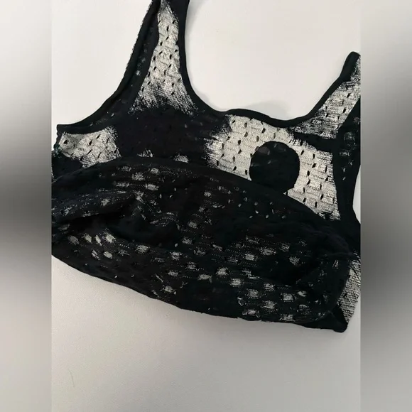 Christian Dior Boutique Galliano Era Crop Knit Painted Perforated Tank Art 10 - Picture 10 of 10